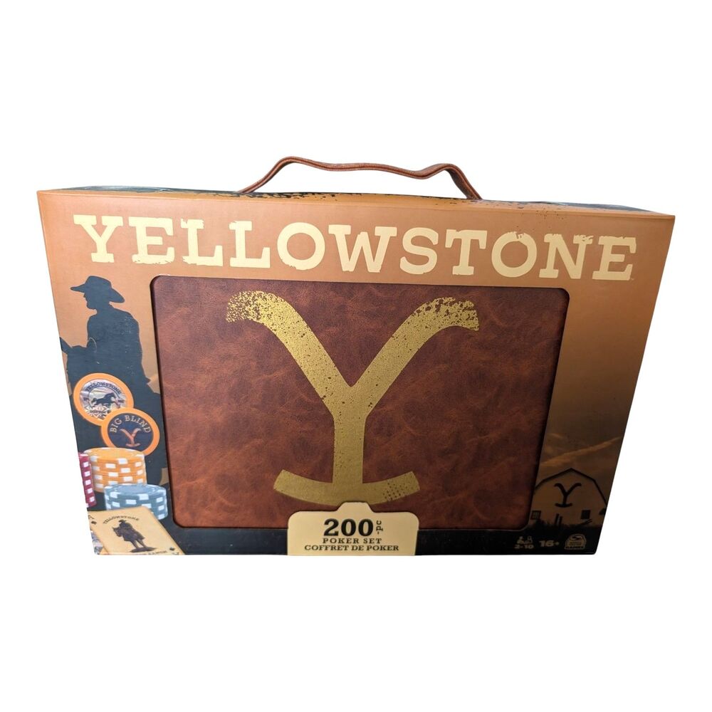 Yellowstone Poker Set 200 Piece Limited Release Edition Brand New With Case